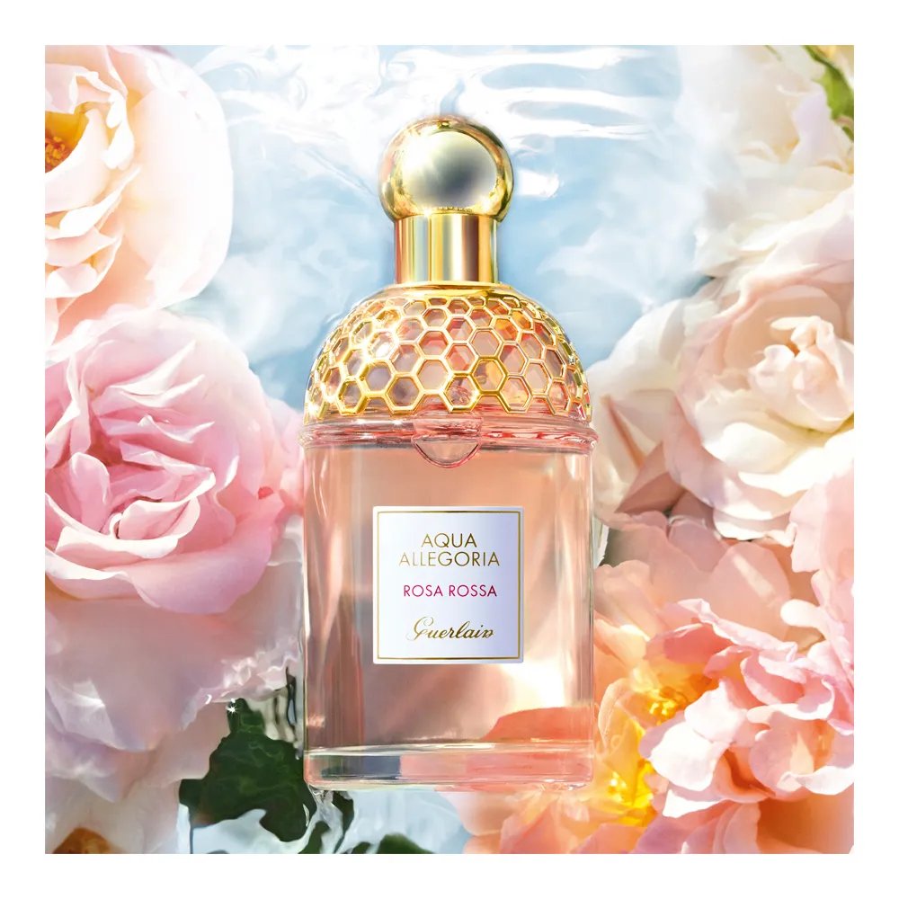 Frasco do perfume Guerlain Aqua Allegoria Rosa Rossa