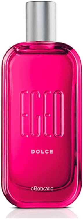 Frasco do perfume Egeo Dolce de O Boticário, conhecido por suas notas doces